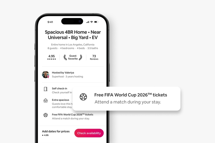 에어비앤비, ‘FIFA 월드컵 2026’ 마케팅 전면전…숙박 예약 시 프리미엄 티켓 무료 증정