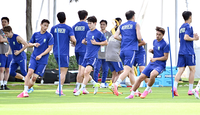 [포토]체코전 준비하는 축구대표팀