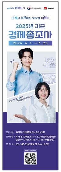 “김제 경제지도가 바뀐다”…. 경제총조사 본격 실시, 디지털 사업체까지 전수조사