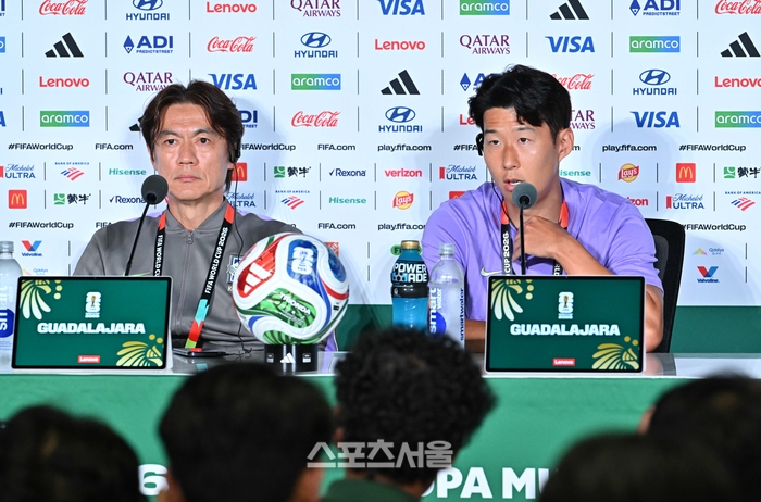 홍명보 “2014년(브라질)엔 실패했지만 이번엔 다르다, 선수들이 신나게 할 분위기”…12년 전 ‘눈물’ 손흥민 “동료와 필요 이상 열심히 해”[SS사포판 현장] 