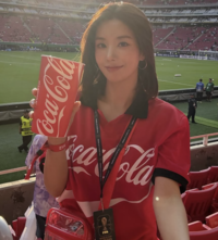 권은비, 월드컵 체코전 응원단 출격 “대한민국 가자!” [★SNS]