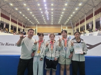 GH, 여자레슬링팀 금2·동1 획득