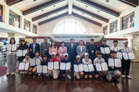 제주 골프의 씨앗을 심는 사람들…사이프러스·연암장학회, 꿈나무 18명에 장학금 전달