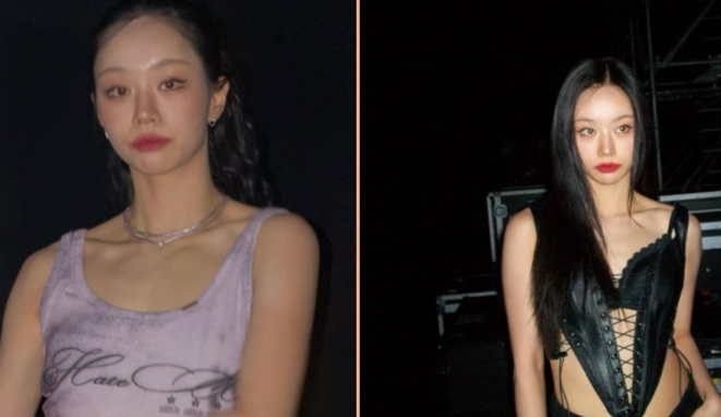 혜리, ‘뱃살 착시 논란’ 의식했나…직접 공개한 코르셋 몸매