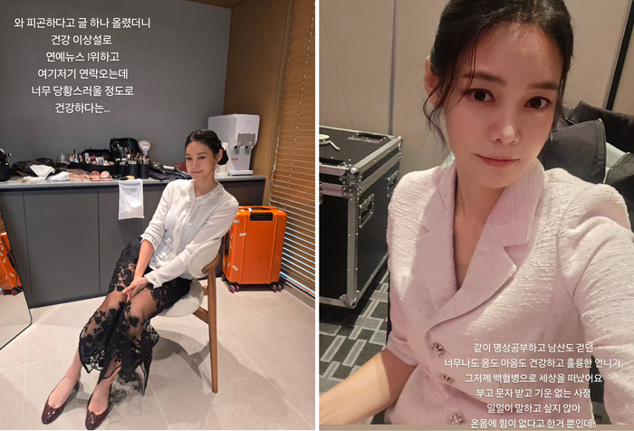 “지인 별세로 마음 힘들었을 뿐”...안현모, 근황 공개하며 건강 이상설 일축