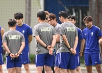 [포토]멕시코전 하루 앞둔 홍명보 감독