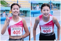 ‘인사성 남다른 여고생’ 최지우, 전국육상 여고부 400m 대회 신기록으로 우승!