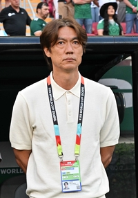 [포토]멕시코전 치르는 홍명보 감독
