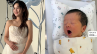 ‘득남’ 남보라, 생후 4일 아들 하품 한 번에 ‘심쿵’…“귀여워”