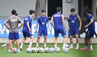 [포토]다음 경기 준비하는 대표팀