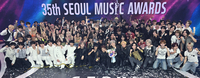 [포토] 파이팅 외치는 서울가요대상 수상자들