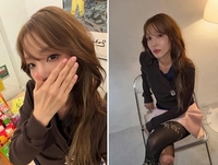 “너무 말랐어” 산다라박, 군살 실종된 깜짝 근황...손까지 ‘뼈말라’