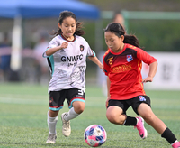 [포토] 강원강릉WFC 이지우 ‘막을 수 있어’
