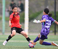 [포토] 전북풋볼WFC 김승리 ‘아! 막혔어’