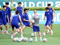 [포토]남아공전 준비하는 대표팀