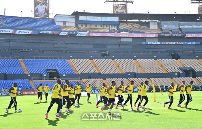 [포토]한국전 준비하는 남아공 대표팀