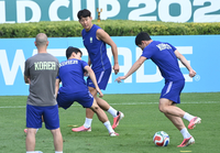 [포토]남아공전 준비하는 손흥민