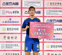 [포토] 현대청운중 전소희, 베스트 영플레이어상 수상