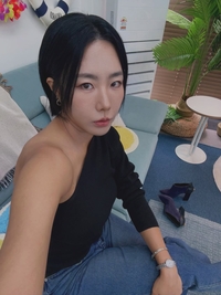 ‘강남♥’ 이상화, 무더위도 잊은 블랙 홀릭