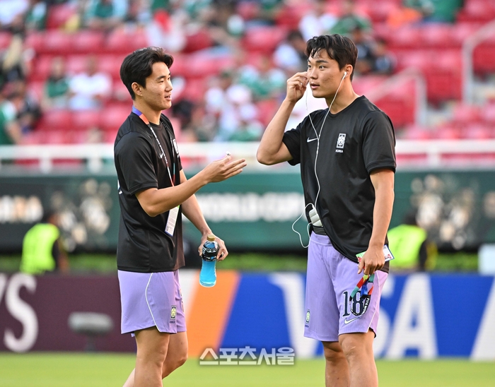 “32강가면 대가리 박고 뛰겠습니다”…홍명보호 양현준·김진규가 전한 간절한 기다림 [SS사포판 현장]