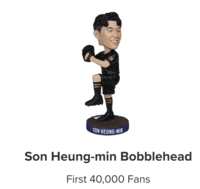 “누 누 누구???”...손흥민, 다저스 버블헤드 주인공 낙점