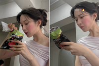 문가영, 과자 먹고 ‘으아악’… 숨길 수 없는 장난기