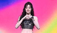 [포토] 아이들 우기 ‘사랑해요’