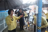 추미애“안양 처럼 저지대 주민들 안전할 수 있는 시스템 구축하겠다”