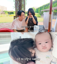 오상진, 생후 3개월 아들 공개…엄마 김소영 닮았다