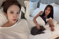 ‘파양 해명’ 손담비, 고양이와 다정한 일상 공개