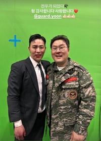 죽일듯 싸우더니…‘소진♥’ 이동하, 윤경호와 피범벅 투샷 “형 감사합니다”