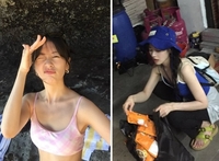 “살 더 빠졌어?” 정소미, 수영복 몸매에 난리...한줌 허리·직각 어깨 ‘감탄’