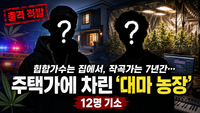 “힙합가수는 집에서, 작곡가는 7년간”…주택가에 차린 ‘대마 농장’