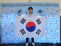 사격 김재민, 탈린 무빙타깃 세계선수권대회 ‘동메달’…‘집안 대결’서 이겼다