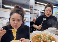 “라면 앞 에일리 빙의” 홍진영 언니 홍선영, SNS 복귀...먹방에 가창력 폭발