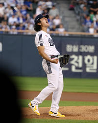 ‘국대 선발 vs 보스’ 맞대결 승자는 ‘6이닝 8K 무실점’ 곽빈! 김 감독 “마지막까지 혼신의 투구…에이스다웠다” [SS잠실in]