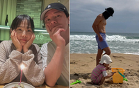 아내 앞에서 공개하는 김무열의 무시무시한 복근? 윤승아가 전한 가족 여행 현장