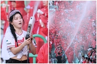 “야구장은 지금 물의 나라”...SSG 조다정 치어리더도 신남! [SS리플레이]