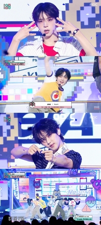 누에라, ‘쇼! 음악중심’ 접수…신곡 ‘.exe’로 핑크빛 소년미 발산