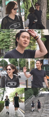 고경표, 살 오른 근황 공개…류혜영과 도심 산책 포착