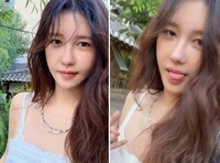 “순환장애 안면부종” 이지아, 성형설까지 났는데…곧 50세 깜짝 ‘미모’