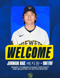“메츠 방출이 신의 한 수였다”…배지환, 밀워키와 계약하자마자 MLB 전격 콜업