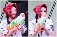 “폭염이 저만치 가네”...SSG 이연진 치어리더의 ‘신나는 물놀이’ [SS리플레이]