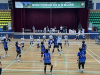 전국 배구동호인 1365명 진안군 달궜다…‘홍삼배’ 성황