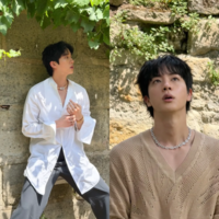 BTS진, 끝없는 기럭지에 압도적 어깨…‘셔츠핏 끝판왕’