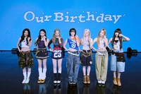 ‘JYP 4년 만의 새 걸그룹’ 아워벌스데이, 데뷔…휩합으로 걸그룹 대전 합류[SS현장]