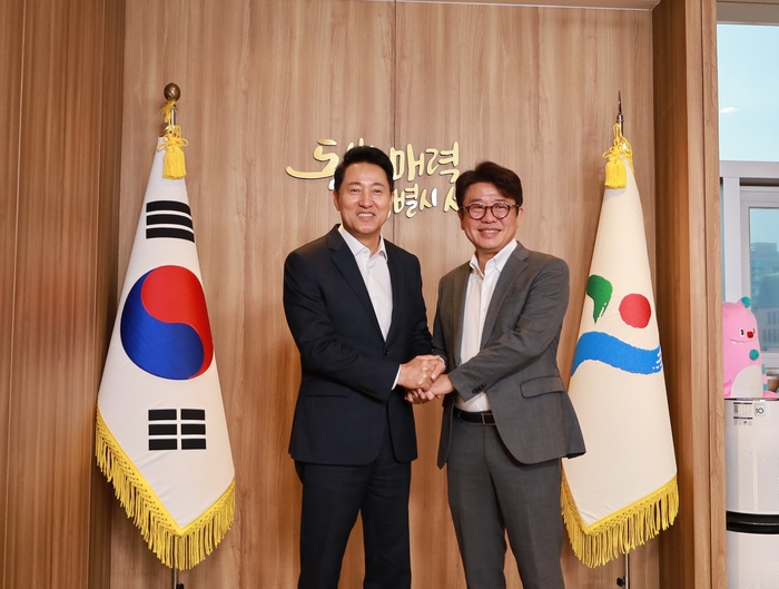 유의동 국토교통위원장, 오세훈 서울시장과 조찬 회동