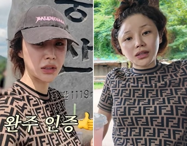 “보는 내가 다 덥다” 윤진이, ‘펜디 니트’ 입고 등산했다가…팬들도 갑갑