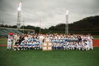 ‘울산 야구에 도는 활기’ 울산 웨일즈, 울산제일중 야구부 준우승 축하 행사 진행…사용구도 전달