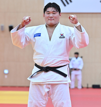 [포토] 유도 김종민 ‘파이팅’